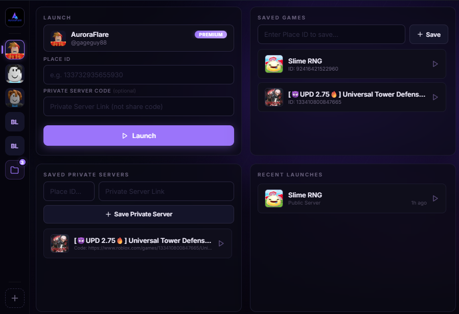 BloxMulti Interface Preview
